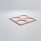 Ekena Millwork Medium Wembley Decorative Fretwork Wood Wall Panels, Alder, 15 3/8"W x 15 3/8"H x 3/8"T WALW16X16X0375WEMAL - alternate 3